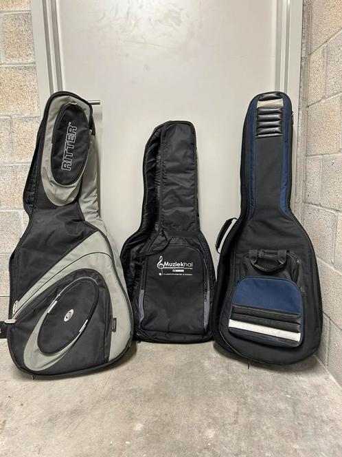 Gitaarzak 3 stuks, Muziek en Instrumenten, Behuizingen en Koffers, Zo goed als nieuw, Ophalen of Verzenden