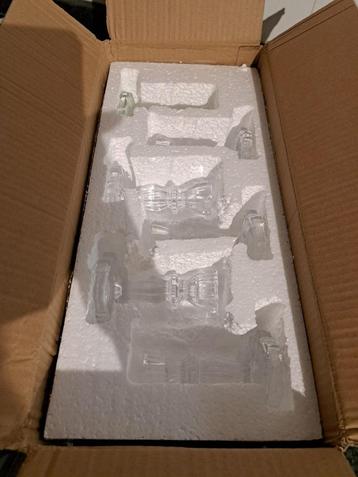 Doorzichtige kandelaars (36 st.) beschikbaar voor biedingen