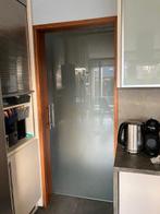 porte vitrée coulissante, Bricolage & Construction, Verre, Enlèvement, 80 à 100 cm, 215 cm ou plus