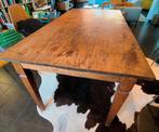 Massief houten eettafel, Huis en Inrichting, Tafels | Eettafels, Ophalen, Gebruikt, 50 tot 100 cm, Vijf personen of meer