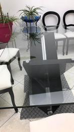 Table plateau en verre, Huis en Inrichting, Tafels | Salontafels, Ophalen, Zo goed als nieuw, Glas