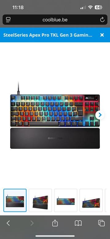 Gloednieuwe apex pro tkl  beschikbaar voor biedingen