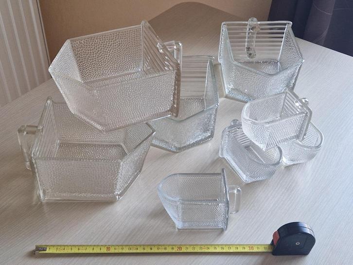 Poncet / RuhrGlas Schep Voorraadlade, Antiek en Kunst, Antiek | Glaswerk en Kristal, Ophalen