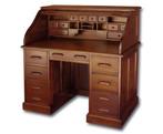 Secretaire rolbureau mahonie, Antiek en Kunst, Ophalen