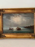 Schilderij van Henri Bonheur - donkere marine, Ophalen