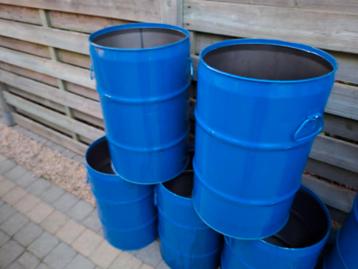 Opengezaagde vaten 60 l met handvatten, Doe-het-zelf en Bouw, Overige Doe-Het-Zelf en Bouw, Ophalen, Zo goed als nieuw