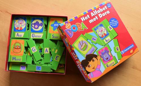 Het alfabet met Dora ( Puzzel merk Clementoni ), Enfants & Bébés, Jouets | Puzzles pour enfants, Comme neuf, 2 à 4 ans, 10 à 50 pièces