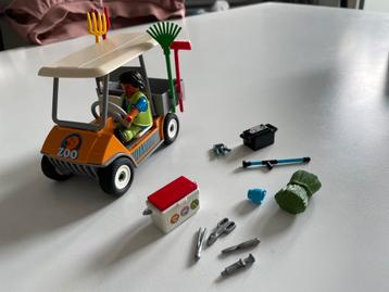 Playmobil 6636 Zoo dierenverzorger met voertuig beschikbaar voor biedingen