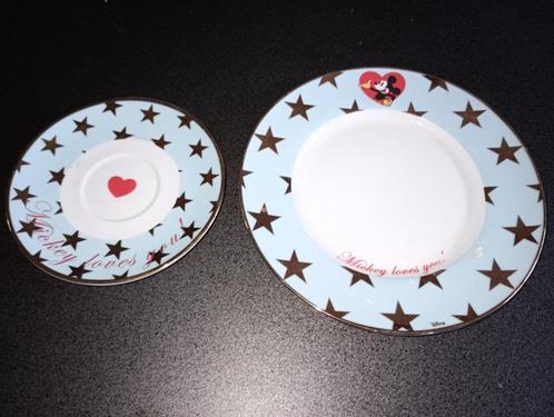 Disney : borden, tassen, kommen, schort 1-5€/stuk, Verzamelen, Disney, Zo goed als nieuw, Servies, Mickey Mouse, Ophalen of Verzenden