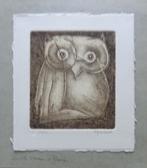 RENAAT BOSSCHAERT / UIL / BRUINE ETS / 20x17cm / SIG, Antiek en Kunst, Ophalen of Verzenden