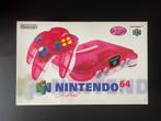 Nintendo 64 Clear Red, Comme neuf, Avec 1 manette