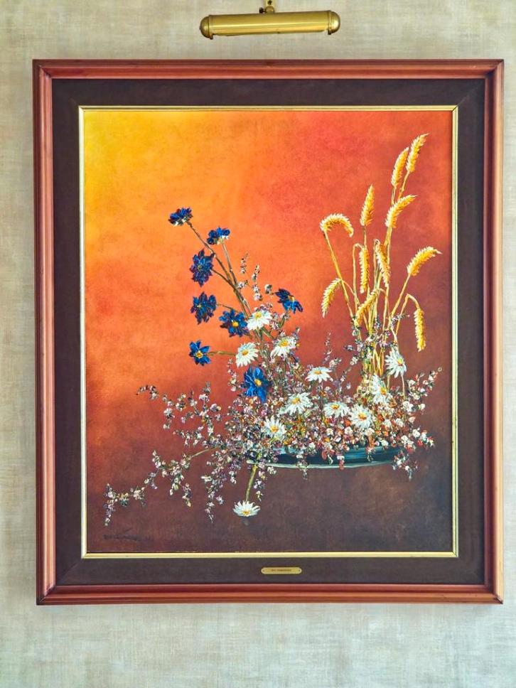 Schilderij Rik Versonnen – 1983 – 7260 cm – Gesigneerd, Antiquités & Art, Art | Peinture | Classique, Enlèvement