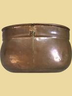 roodkoperen ronde bloempot, Enlèvement ou Envoi, 25 à 40 cm, Rond, Utilisé