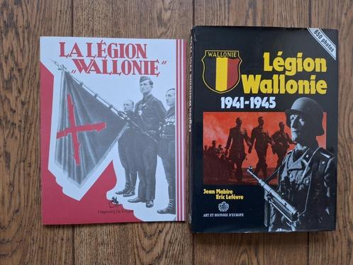 Lot de 2 livres sur Légion Wallonie Léon Degrelle, Livres, Guerre & Militaire, Utilisé, Armée de terre, Deuxième Guerre mondiale