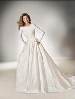 Robe de mariée de Pronovias - broderie et deux pièces, Enlèvement ou Envoi, Robe de mariée