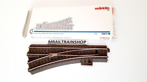 24611 MARKLIN HO - C-AIGUILLAGE/ELEKTRISCHE C-WISSEL NIEUW/N, Hobby en Vrije tijd, Modeltreinen | H0, Nieuw, Rails, Wisselstroom