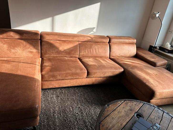 zetel met 2 lounge delen, Huis en Inrichting, Zetels | Zetels, Zo goed als nieuw, Hoekbank, Ophalen