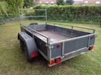 galva dubbelas aanhangwagen 750kg L2,56m B1,30m, Ophalen, Gebruikt