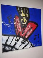 Grande œuvre sur toile de Fabian (Herman Brood) Avec certifi, Enlèvement ou Envoi