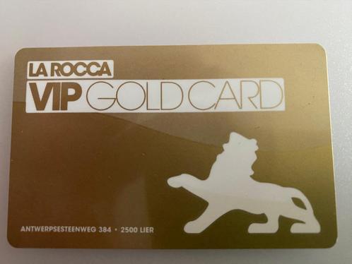 LaRocca of La Rocca VIP Entry Card, Antiek en Kunst, Curiosa en Brocante, Ophalen of Verzenden
