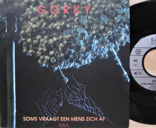 Gorky : 7" Soms Vraagt Een Mens ... / Mia (Virgin/1992), Cd's en Dvd's, Vinyl Singles, Gebruikt, Single, Nederlandstalig, 7 inch