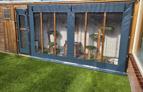 Verandazeil, scheidingszeil, privacyzeil op maat en wens, Tuin en Terras, Tuinschermen, Nieuw, Overige materialen, Ophalen