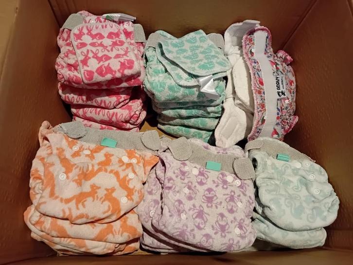 Wasbare luiers TotsBots, Kinderen en Baby's, Badjes en Verzorging, Zo goed als nieuw, Overige typen, Overige merken, Ophalen