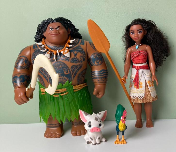 Disney Vaiana speelset, Collections, Jouets miniatures, Comme neuf, Enlèvement ou Envoi