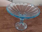 Blauwe vintage fruitschaal, Antiek en Kunst, Ophalen of Verzenden