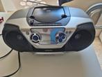 Philips draagbare radio fm cd speler Cassette speler, Ophalen of Verzenden, Zo goed als nieuw, Radio