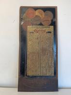 Pneus Englebert panneau d'affichage antique, Collections, Utilisé, Enlèvement ou Envoi, Panneau publicitaire