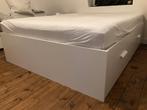 Brimnes bed met Valevag matras 160x200, Comme neuf, Enlèvement, 200 cm, Blanc