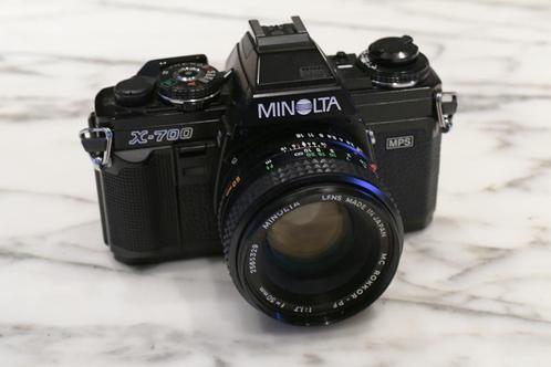 Minolta X-700 MPS et Rokkor PF 50 mm/1,7 MC, Collections, Appareils photo & Matériel cinématographique, Appareils photo, 1980 à nos jours