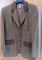 Blazer gekleed Vintage retro, Beige, Kostuum of Pak, Maat 38/40 (M), Ophalen of Verzenden