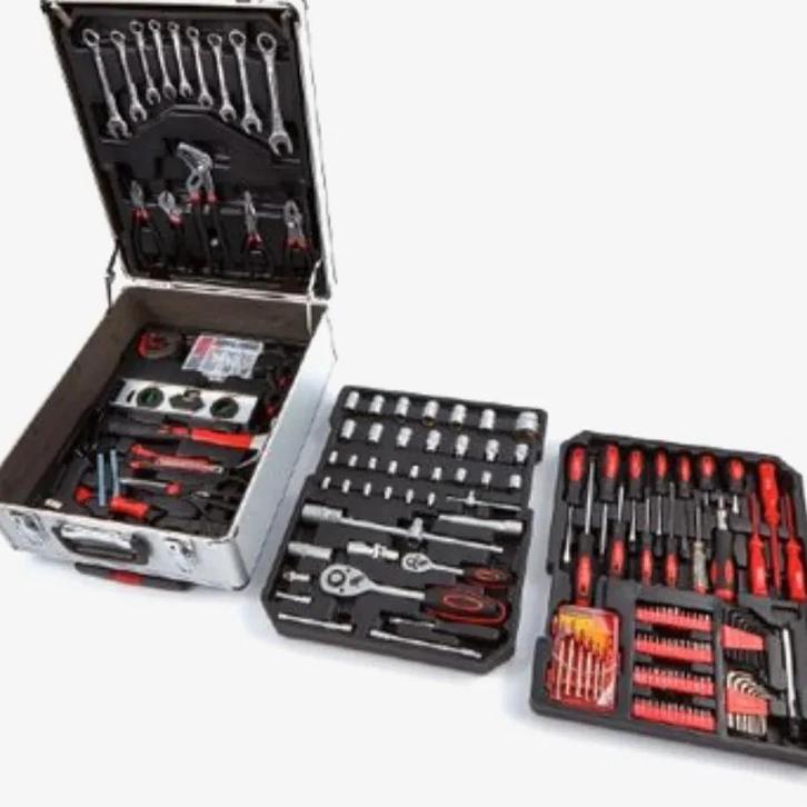 599 delige gereedschapskoffer, Doe-het-zelf en Bouw, Gereedschapskisten, Nieuw, Ophalen of Verzenden