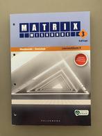 Wiskunde matrix 3 4 of 5 uur Meetkunde-statistiek leerwerkbo, Boeken, Ophalen, ASO, Wiskunde A, Nieuw