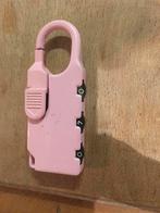 Roze metalen cijferslot, Ophalen of Verzenden, Gebruikt
