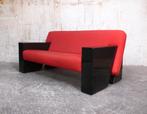 Artifort model 750 - Sandwich sofa - Red Kvadrat, 75 à 100 cm, Tissus, Enlèvement ou Envoi, Utilisé