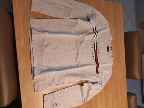 Lichtgrijze sweater TOMMY HILFIGER - maat 176 - zgan, Kinderen en Baby's, Kinderkleding | Maat 176, Gebruikt, Jongen, Trui of Vest