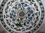 Prachtige decoratieve keramische plaat, florale decoratie, Antiek en Kunst, Antiek | Keramiek en Aardewerk, Ophalen of Verzenden