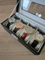 chronograaf horloges, Handtassen en Accessoires, Horloges | Heren, Polshorloge, Goud, Ophalen, Overige merken