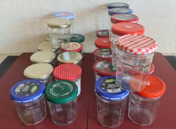 27 pots de confiture (385 ml & 324 ml), Enlèvement, Comme neuf