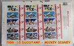 DUOSTAMP 2008-2015 - MICKEY DISNEY., Verzenden, Postfris, Overig