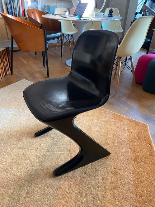 Chaise Kangaroo de Ernst Moeckl. 1960. Etiquette Horn collec, Huis en Inrichting, Fauteuils, Gebruikt, Ophalen
