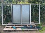 Aluminium kozijnen met dubbel glas, Doe-het-zelf en Bouw, Ophalen, Aluminium, Zo goed als nieuw, 150 tot 225 cm