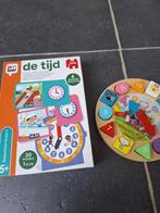 Ik leer de tijd, spel en klok, Ophalen of Verzenden, Zo goed als nieuw