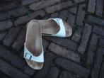 Gratis verzenden witte leren madrid birkenstock mt 36, Slippers, Birkenstock 36, Verzenden, Wit