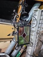 Antieke gerestaureerde gekleurde hanglamp, Ophalen