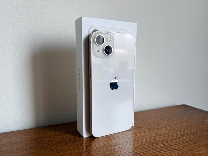 iPhone 13 256GB wit | nieuwstaat | doos + factuur, Telecommunicatie, Mobiele telefoons | Apple iPhone, Zo goed als nieuw, 256 GB