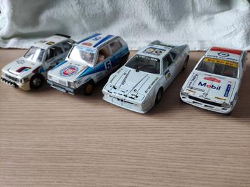 4 Burago rally wagens beschikbaar voor biedingen